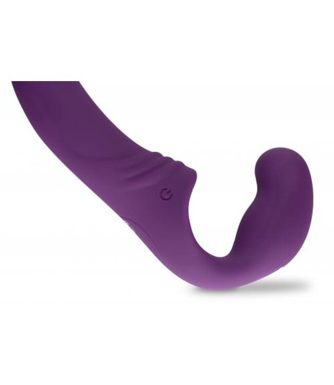 Strapless Strap-On Vibrator - Paars