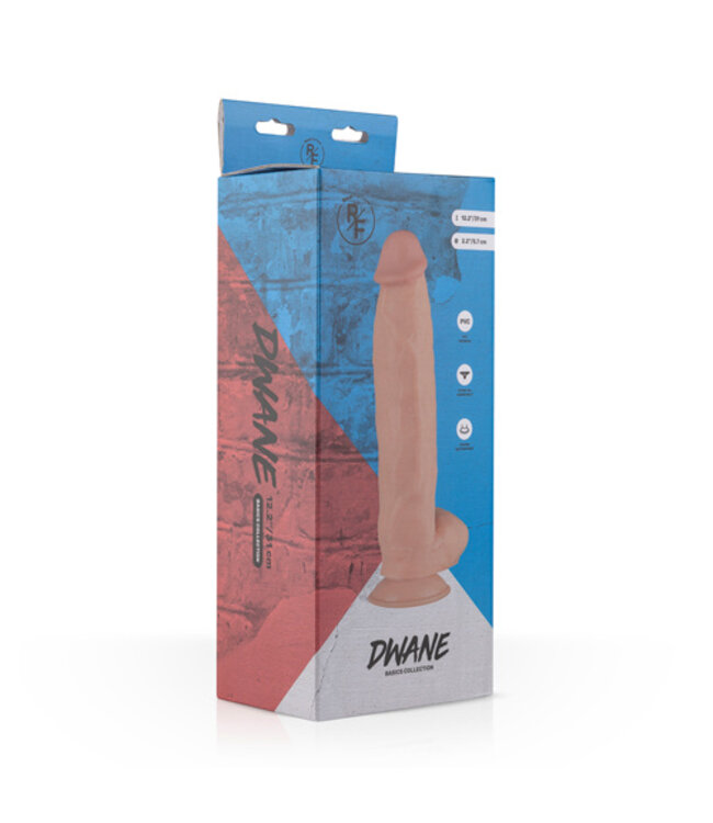 Dwayne Realistische Dildo Met Balzak - 30 cm