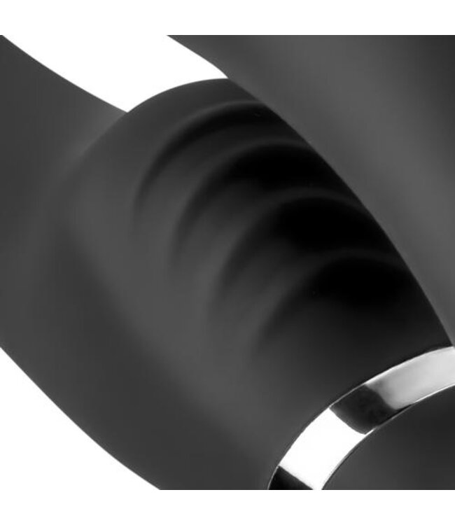 No-Parts - Avery Strapless Strapon Vibrerende Dildo 22 cm - Zwart