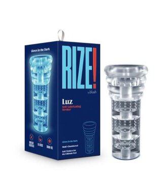 Blush Rize - Luz Glow in the Dark Masturbator - Transparant