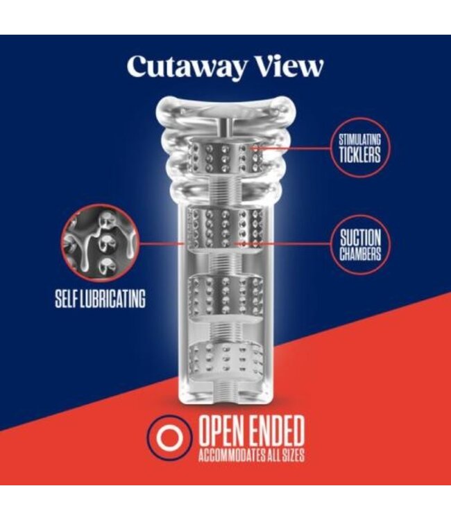 Rize - Luz Glow in the Dark Masturbator - Transparant