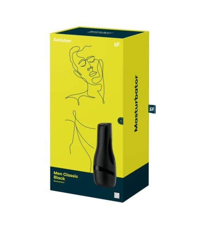 Satisfyer Men Classic Masturbator - Zwart