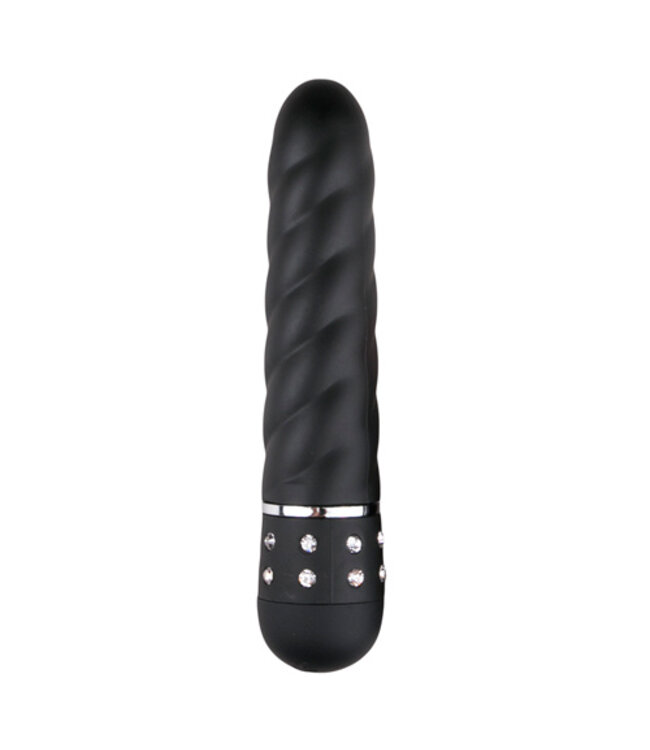 Mini Vibrator Gedraaid - Zwart