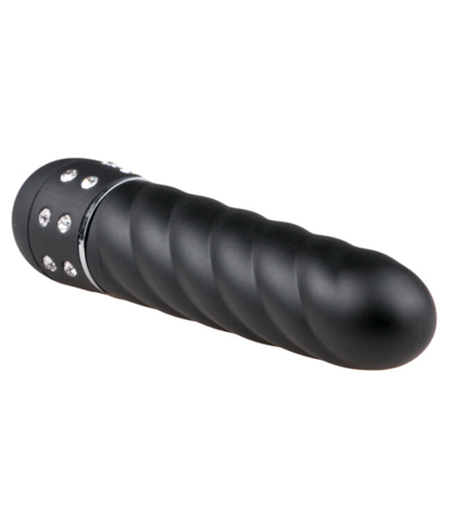 Mini Vibrator Gedraaid - Zwart