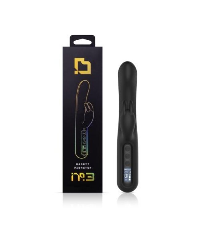BLAQ - Digitale Rabbit Vibrator - Zwart
