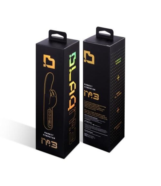 BLAQ - Digitale Rabbit Vibrator - Zwart