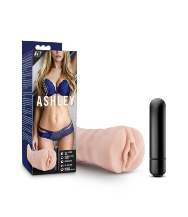M for Men - Ashley Masturbator Met Bullet Vibrator- Vagina
