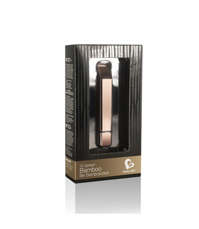 Bamboo Bullet Vibrator - Rose Gold