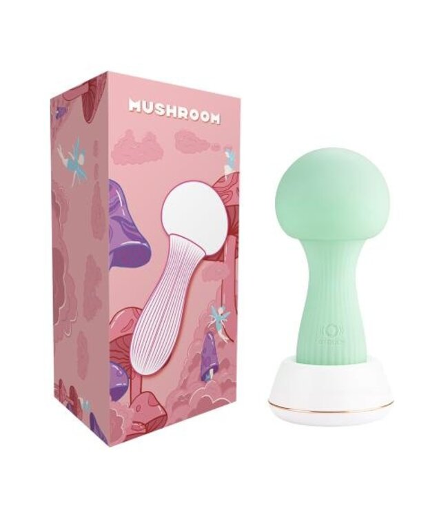 OTOUCH - Mushroom Siliconen Wand Vibrator - Teal