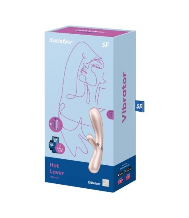 Satisfyer Hot Lover Connect App - Zilver Champagne