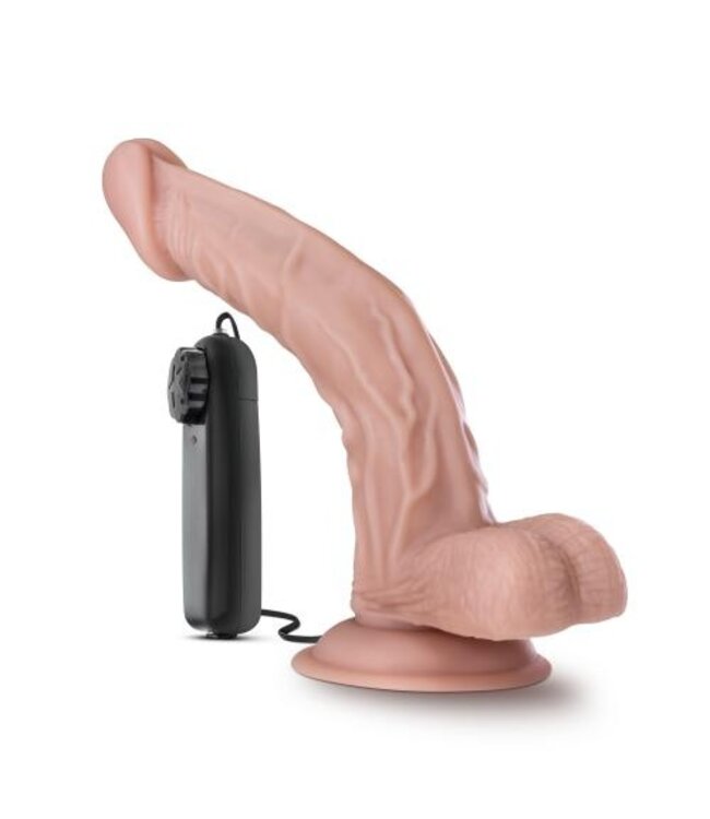 Dr. Skin - Dr. Sean Vibrator Met Zuignap 20 cm - Vanilla