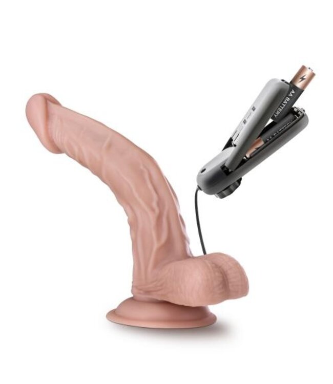 Dr. Skin - Dr. Sean Vibrator Met Zuignap 20 cm - Vanilla