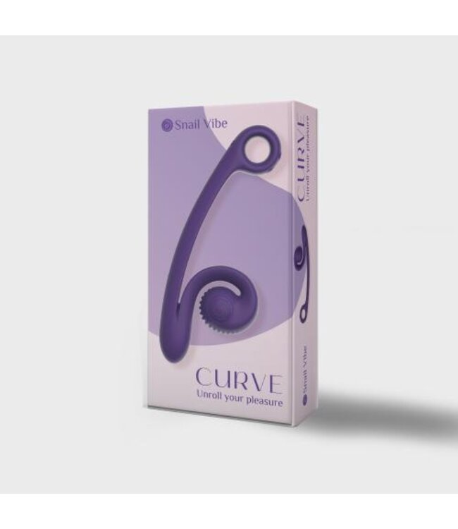 Snail Vibe Curve Duo Vibrator - Paars