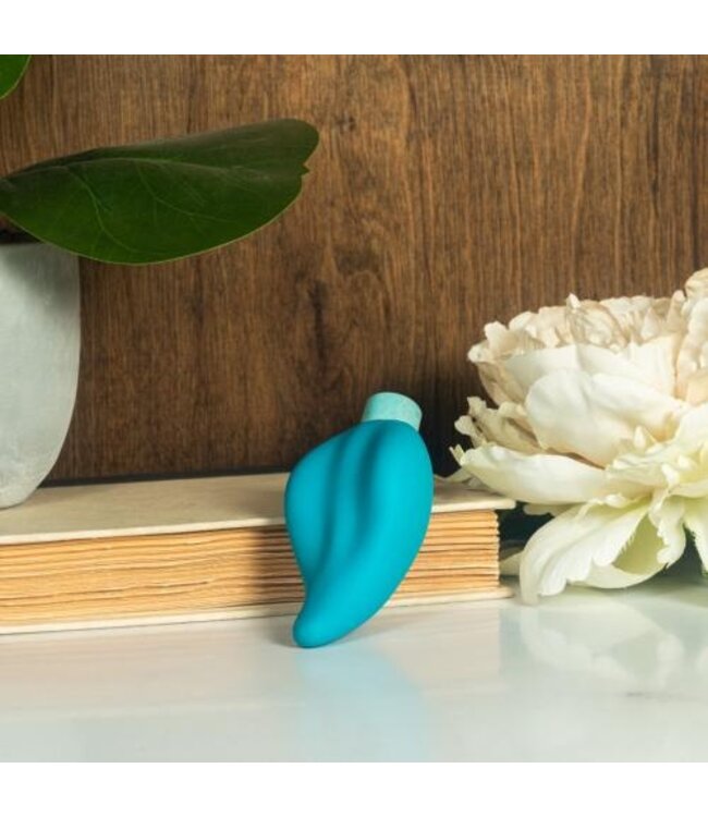 Gaia Eco Caress Vibrator - Aqua