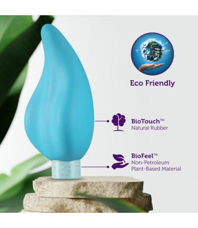 Gaia Eco Caress Vibrator - Aqua