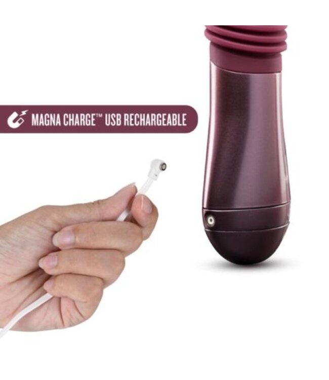 Temptasia - Trixie Stotende Dildo - Wijnrood