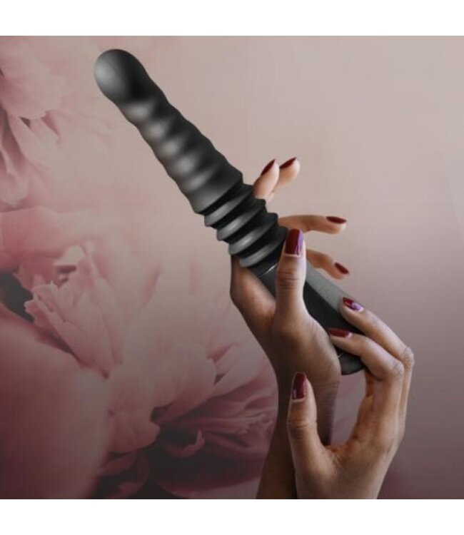 Temptasia - Lazarus Stotende Dildo - Zwart