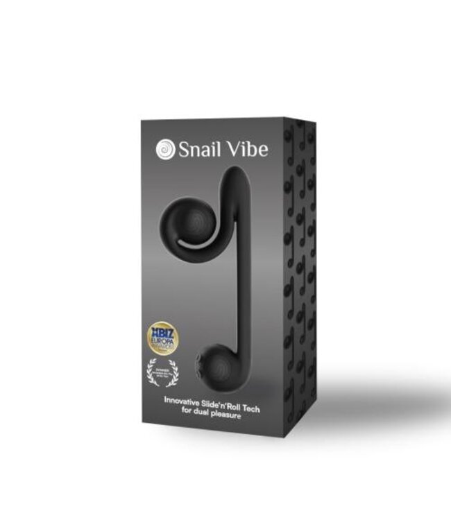 Snail Vibe Duo Vibrator - Zwart