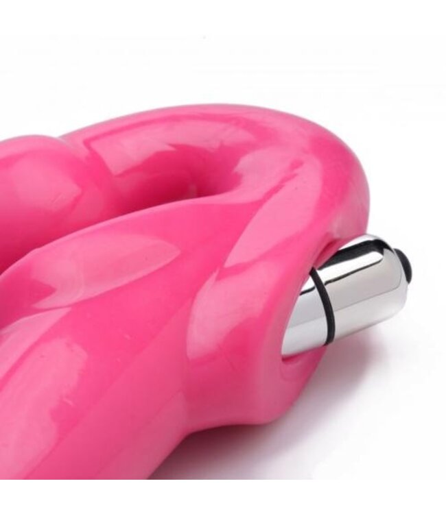 Revolver Vibrerende Strapless Strap-On XXL - Roze