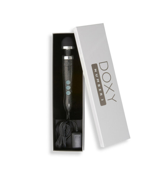 Doxy Die Cast 3 Wand Vibrator - Disco Black
