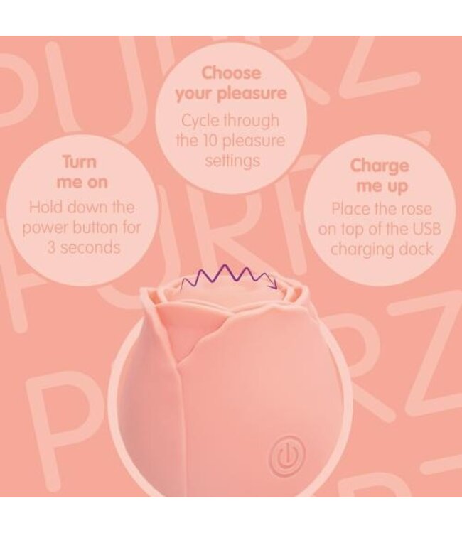 Skins Rose Buddies - The Rose Purrz Vibrator