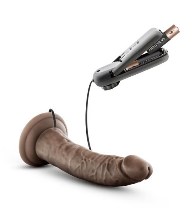 Dr. Skin - Dr. Dave Vibrator Met Zuignap - Chocolate