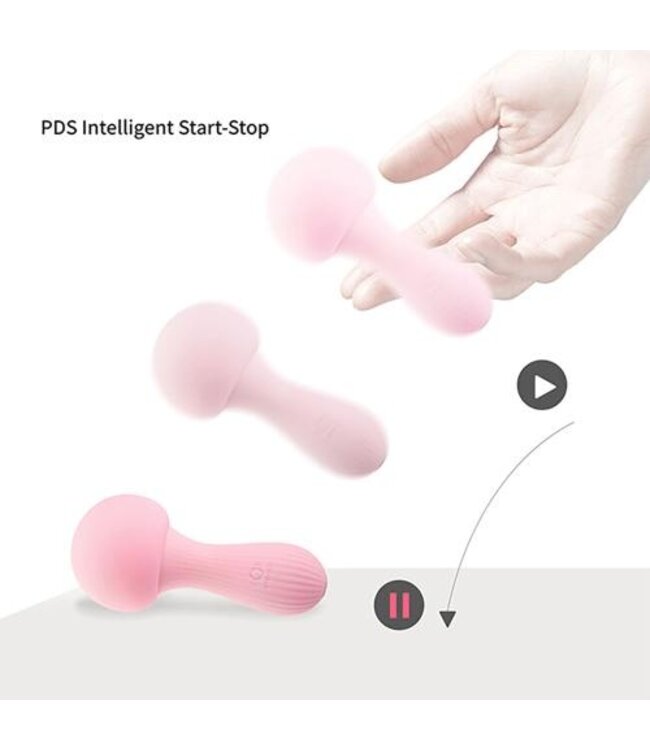 OTOUCH - Mushroom Siliconen Wand Vibrator - Roze