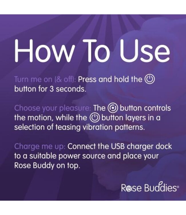 Skins Rose Buddies - Bums N Roses Anaal Vibrator