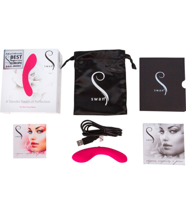The Mini Swan Wand Vibrator - Roze