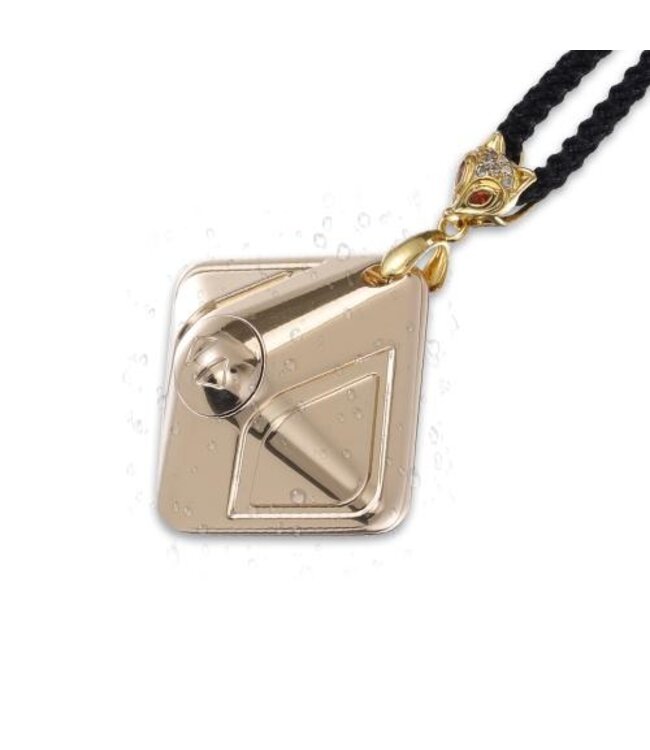 LOCKINK - Mini Vibrerende Kubus Ketting 2.0 - goud