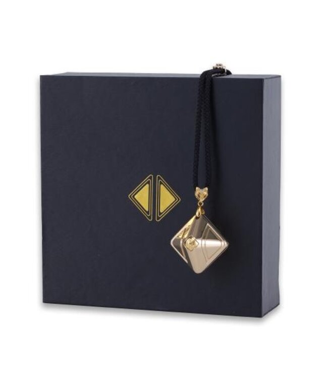 LOCKINK - Mini Vibrerende Kubus Ketting 2.0 - goud