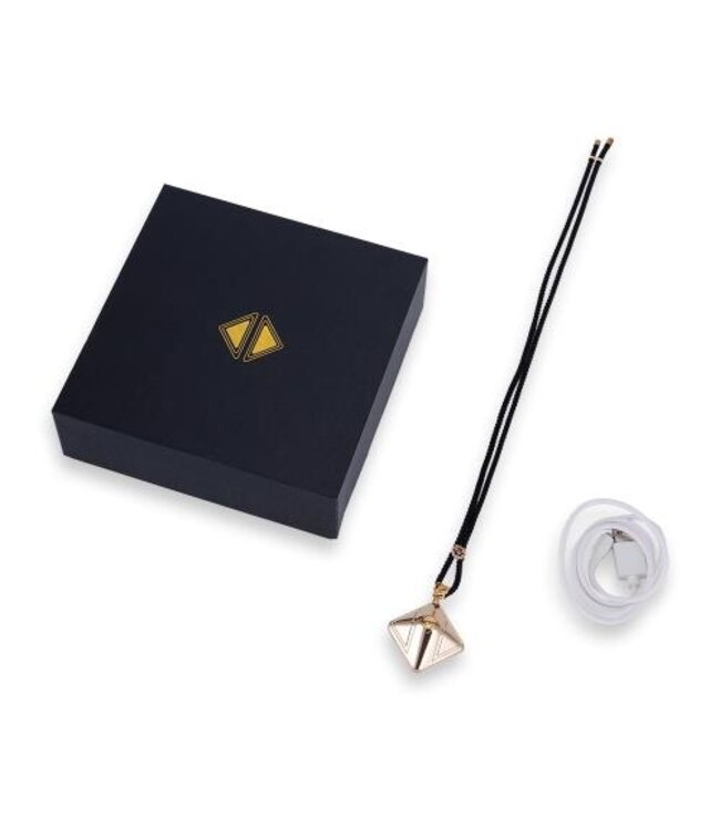 LOCKINK - Mini Vibrerende Kubus Ketting 2.0 - goud