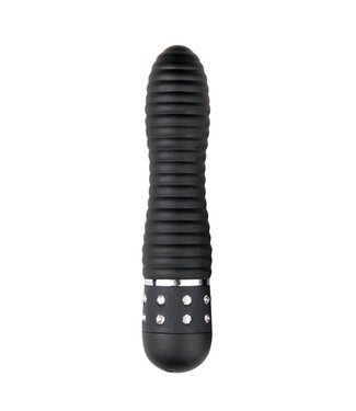 Easytoys - Mini Vibe Collection Mini Vibrator Geribbeld - Zwart