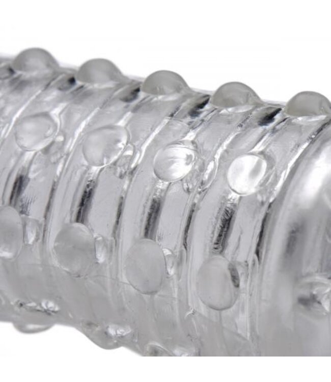 Size Matters - Penis Verlengende Sleeve - Transparant