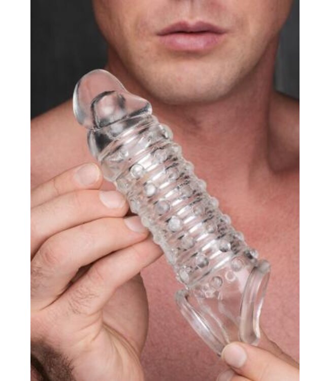 Size Matters - Penis Verlengende Sleeve - Transparant