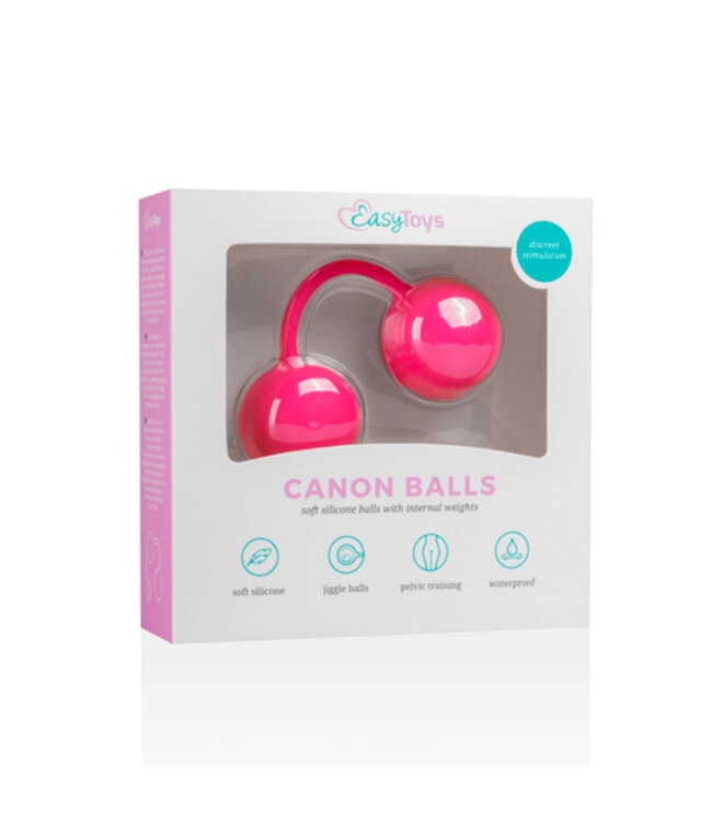Canon Balls Vaginaballetjes Met Contragewicht - Roze