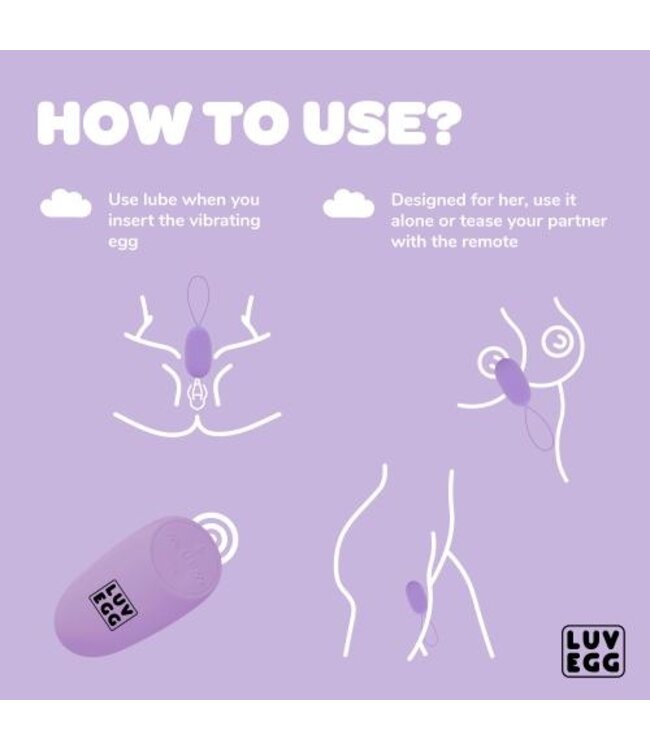 Luv Egg XL- Paars