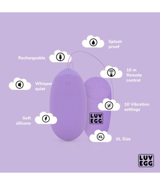Luv Egg XL- Paars