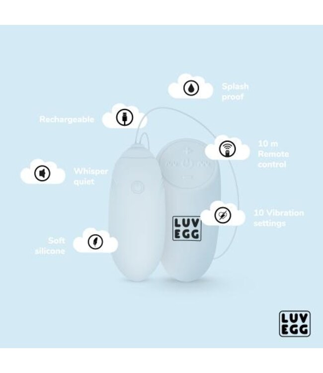 LUV EGG - Blauw