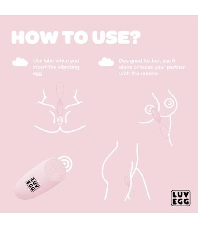 LUV EGG - Roze
