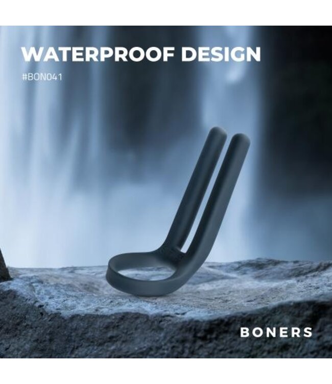 Boners Cockring & Ball Stimulator - Blauw