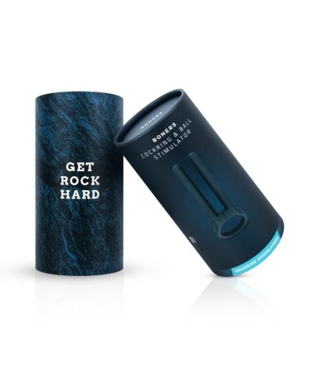 Boners Cockring & Ball Stimulator - Blauw