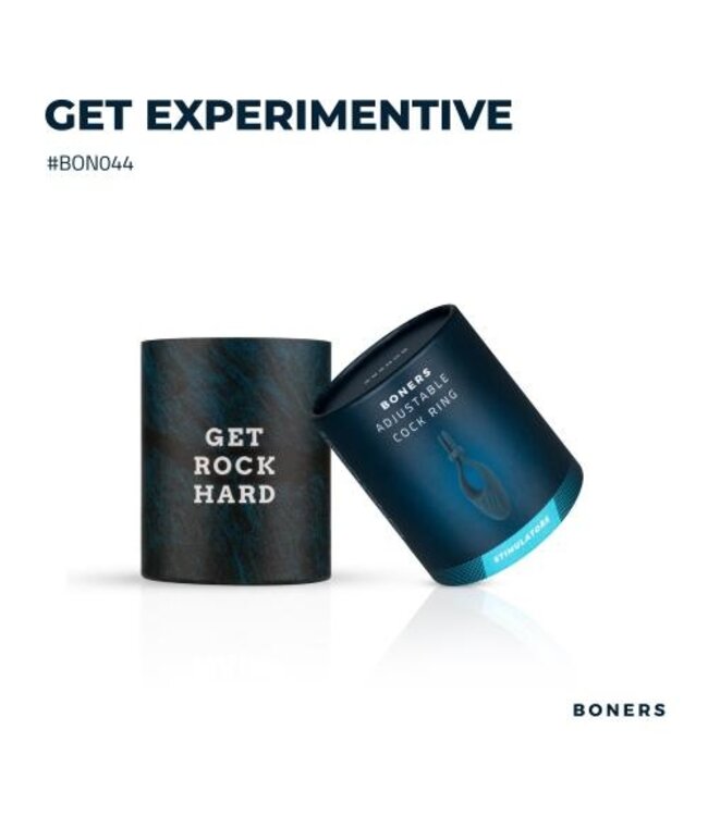 Boners Verstelbare Cockring - Blauw