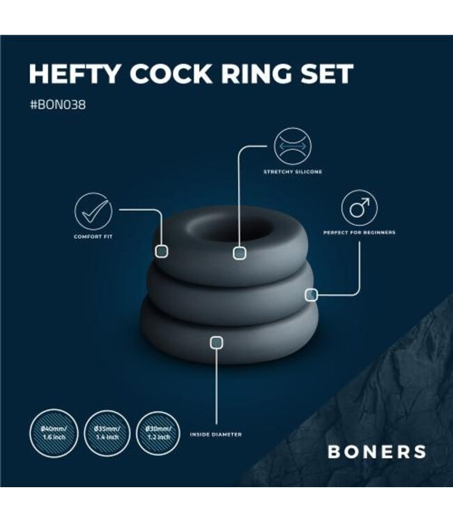 Boners - Grote Cockringen Set
