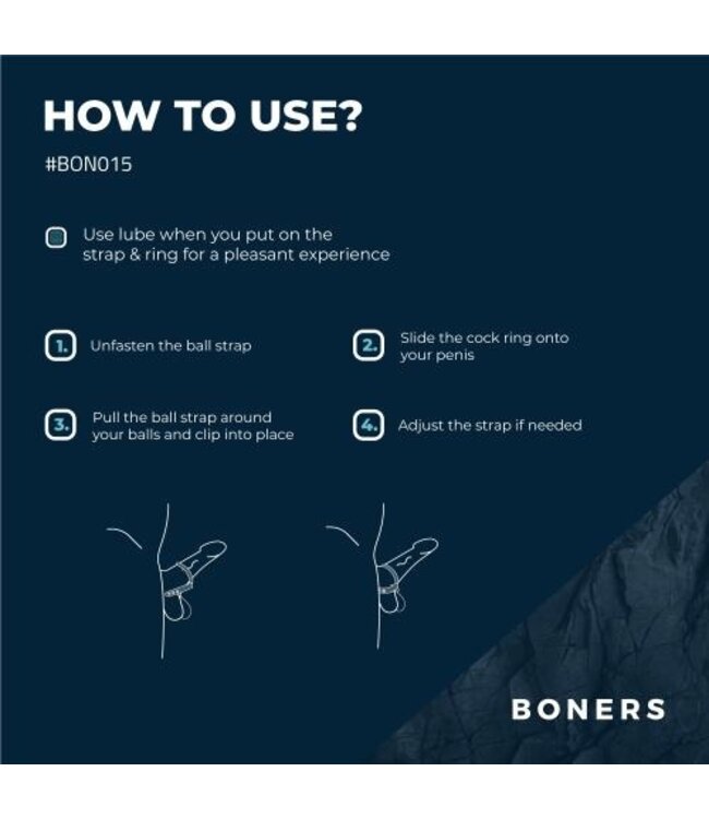 Boners Cock & Ball Strap - S/M