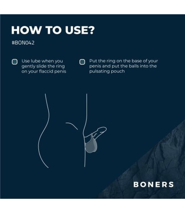 Boners Stimulerende Balzak - Blauw