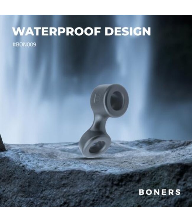 Boners Cockring En Ballstretcher - Grijs