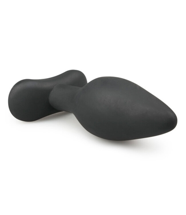 Medium Zwarte Siliconen Buttplug