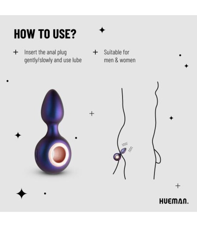 Hueman - Deep Space Vibrerende Anaal Plug