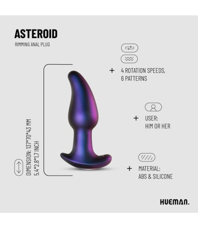 Hueman - Asteroid Rimmende Anaal Plug